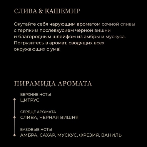 Свеча СЛИВА &  КАШЕМИР фото 3