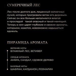Аромасаше СУМЕРЕЧНЫЙ ЛЕС